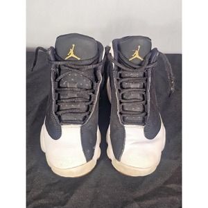 Kids Air Jordan 13 Retro City of Flight BP Black Retro Basketball Shoes Size 11C